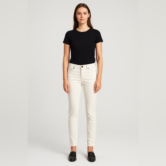 SuiteBlanco White Skinny Jeans - Size US 6 - Picture 1 of 14